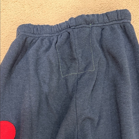 Aviator Nation Black Joggers with Red Hearts - Picture 6 of 7